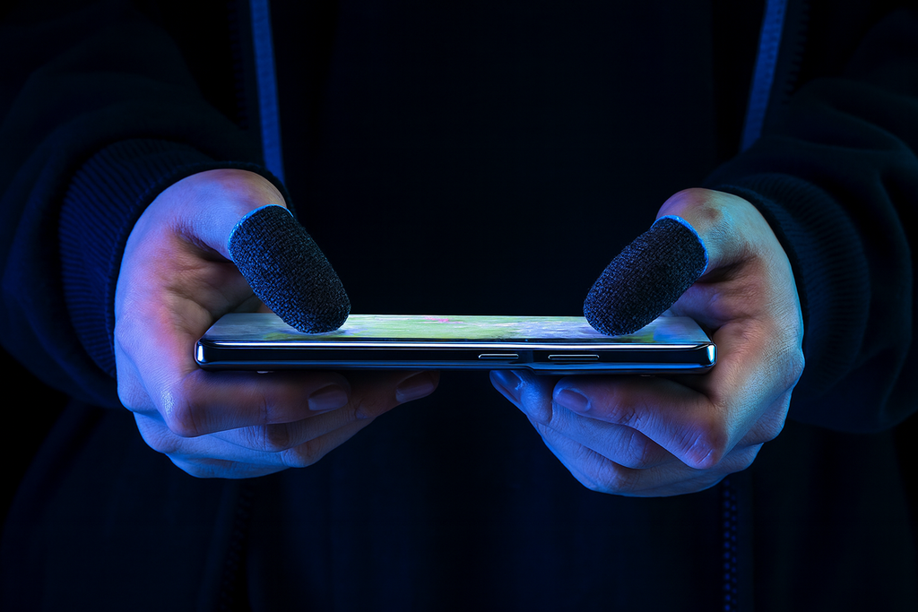 10pcs Pro Aim Gaming Finger Sleeve Mobile Sweatproof Gloves